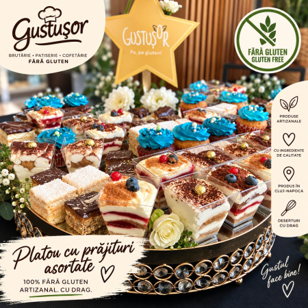 Platou cu prăjituri asortate fără gluten – Gustușor [4]