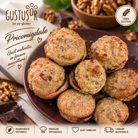 Patiserie dulce - Pricomigdale artizanale fără gluten – Gustușor