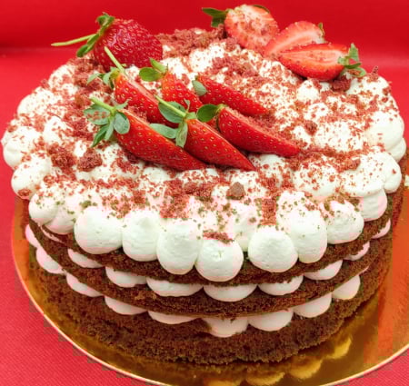 Torturi întregi - Tort ”Red Velvet”