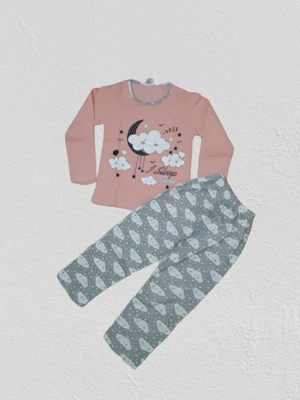 listen Disguised Viscous Pijamale copii groase culoare roz / hainehainute.ro