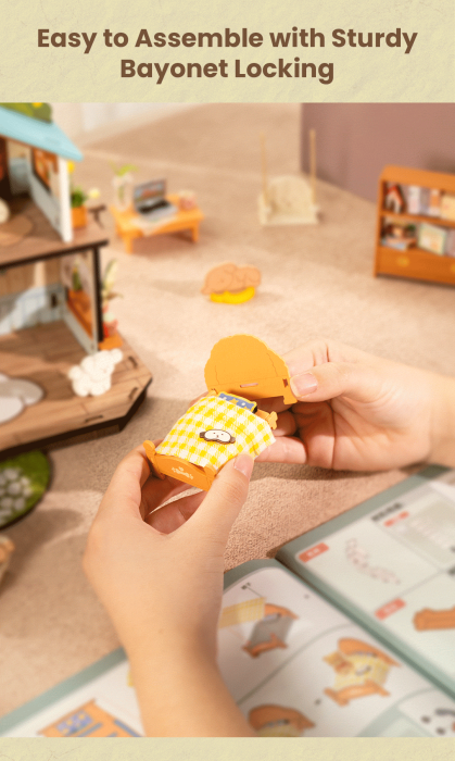 Puzzle 3D, Casuta DIY, Puppy’s Cozy Villa, 230 piese [3]
