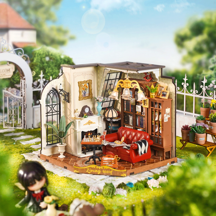 Puzzle 3D, Casuta DIY, Catherine’s Living Room, 284 piese [2]