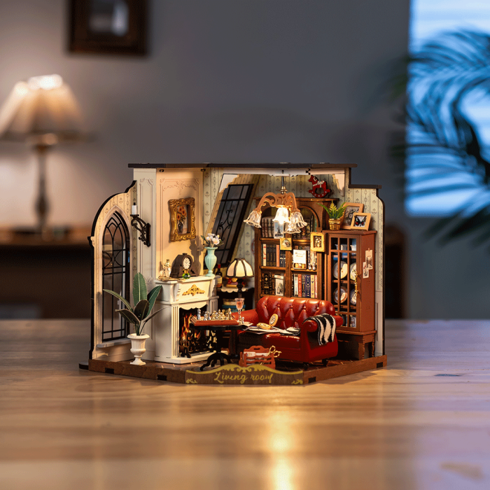 Puzzle 3D, Casuta DIY, Catherine’s Living Room, 284 piese [3]