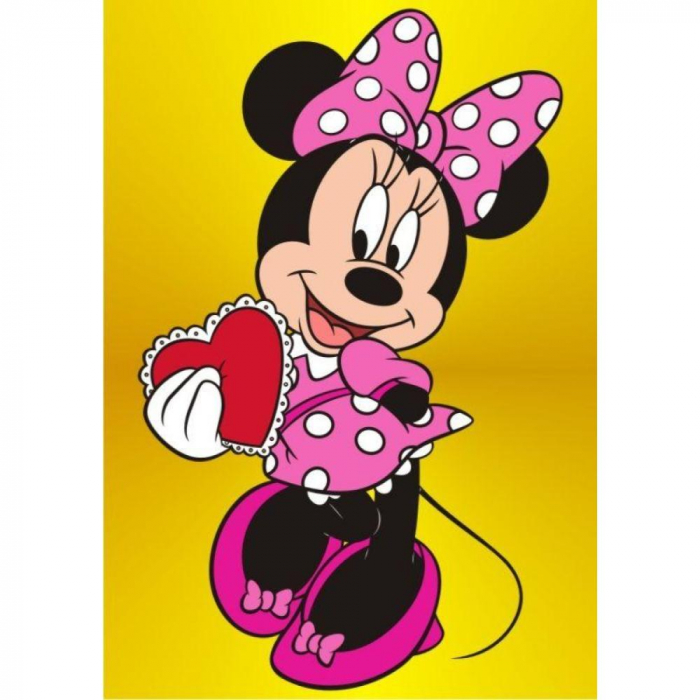 Pictura cu nisip colorat Minnie Mouse Love [1]