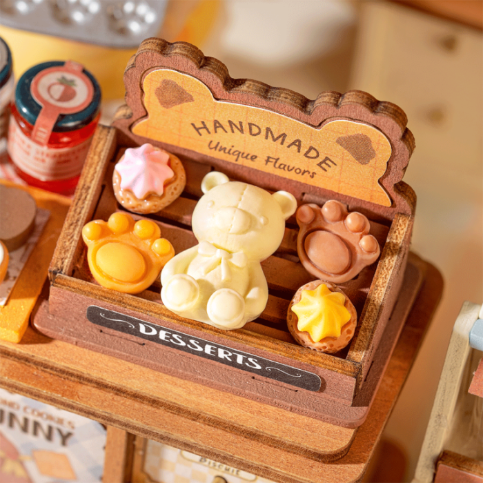 Puzzle 3D, Casuta DIY, Cookii Bunny’s Cookie Shop, 182 piese [4]