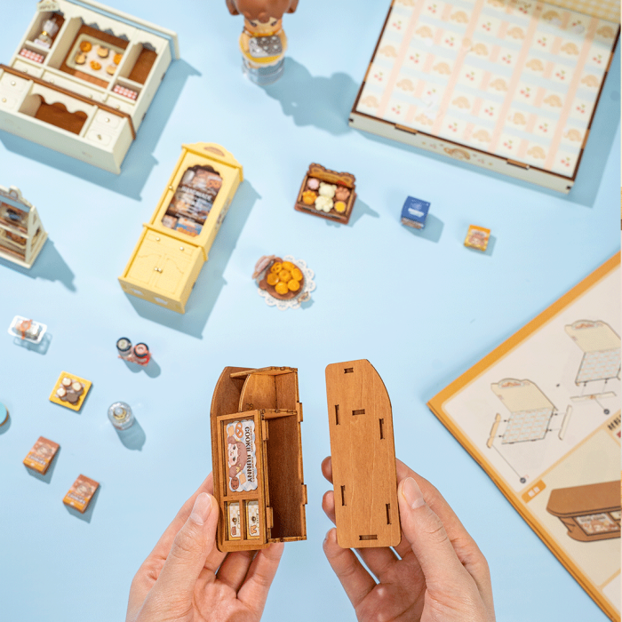 Puzzle 3D, Casuta DIY, Cookii Bunny’s Cookie Shop, 182 piese [6]