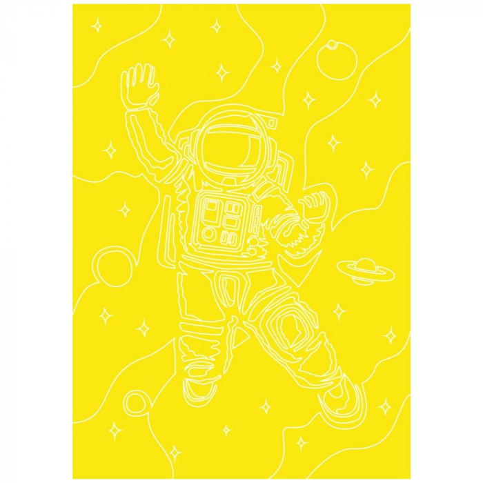 Pictura cu nisip colorat Cosmonaut [4]