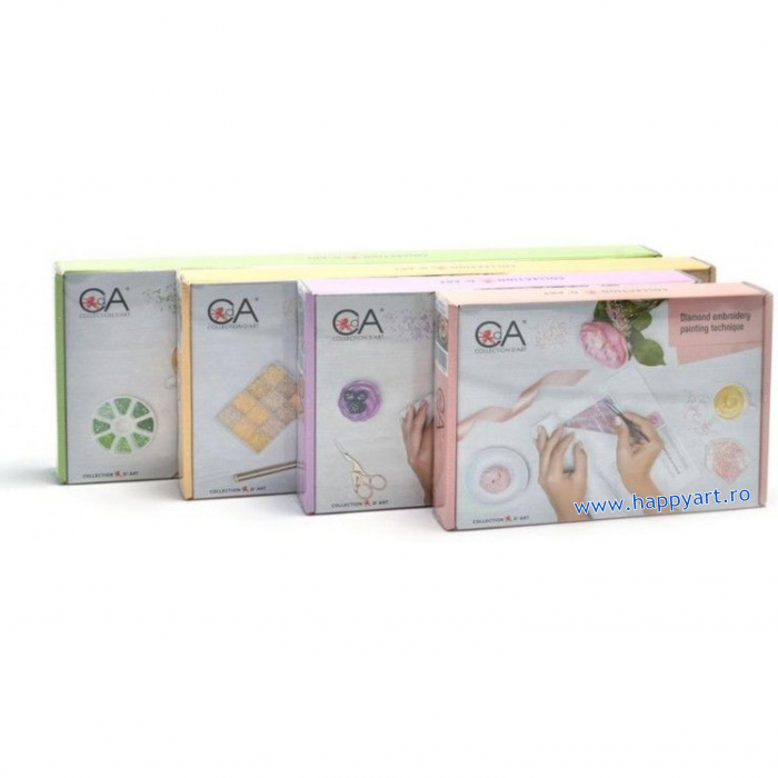 Kit goblen cu diamante, fara sasiu, Iepuras dragut, 19X27 cm, diamante patrate, 24 culori, nivel avansat, DE7020 [5]