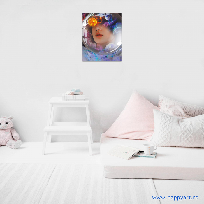 Kit pictura pe numere, cu sasiu, Dream of universe, 40X50 cm, 30 culori, nivel avansat, MG2433 [3]
