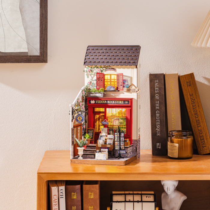 Puzzle 3D, Casuta DIY, Vienan Bookstore, 290 piese [2]