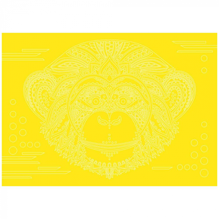 Pictura cu nisip colorat Leu, Elefant, Maimuta [6]