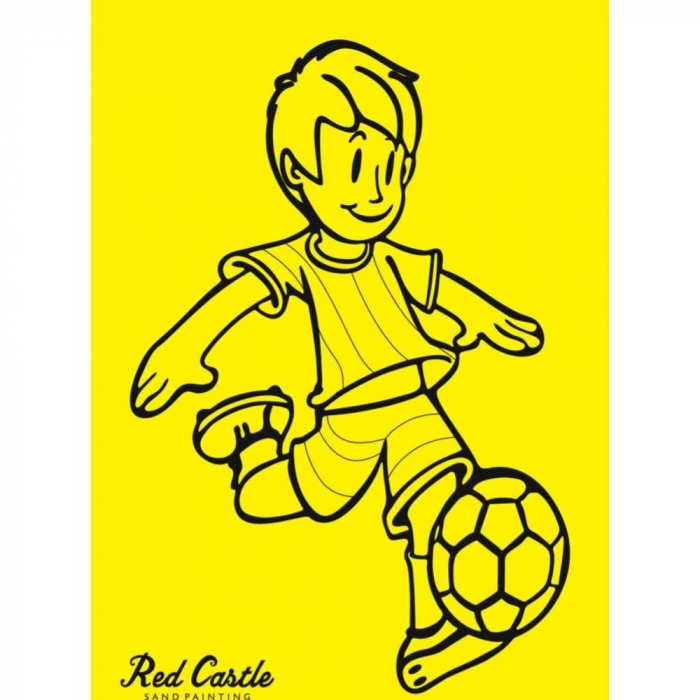 Pictura cu nisip colorat Fotbalist [2]