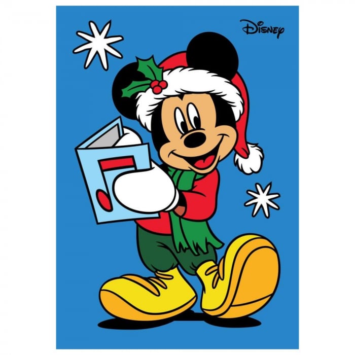 Pictura cu nisip colorat Minnie & Mickey Mouse Santa [3]
