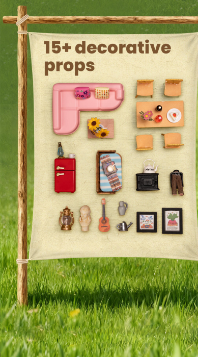 Puzzle 3D, Casuta DIY, CabanA A-Frame, 336 piese [11]