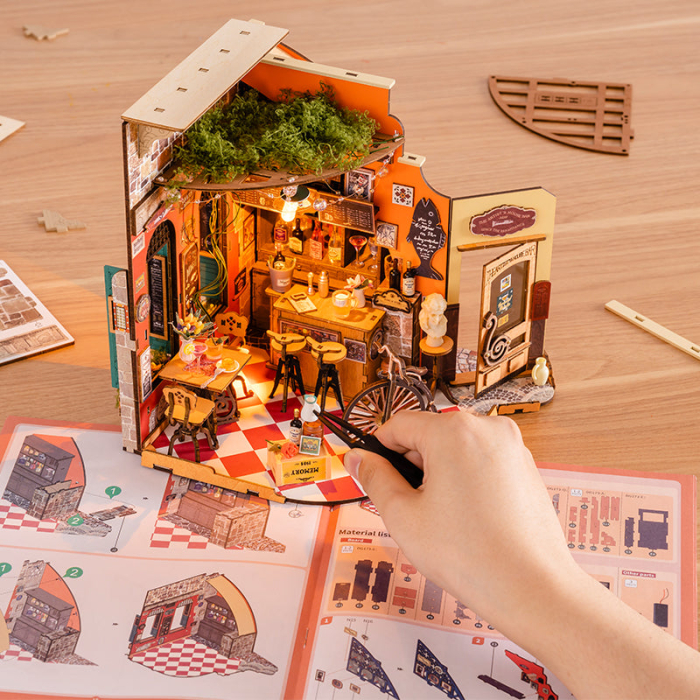Puzzle 3D, Casuta DIY, Cheers Bar & Dining, 312 piese [16]