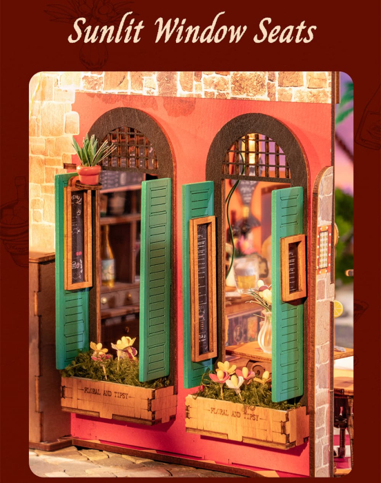 Puzzle 3D, Casuta DIY, Cheers Bar & Dining, 312 piese [14]