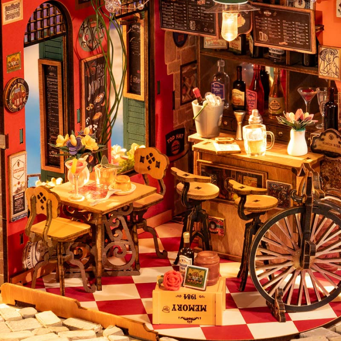 Puzzle 3D, Casuta DIY, Cheers Bar & Dining, 312 piese [18]