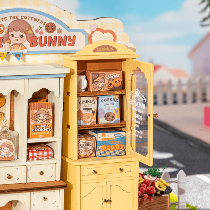 Puzzle 3D, Casuta DIY, Cookii Bunny’s Cookie Shop, 182 piese [10]