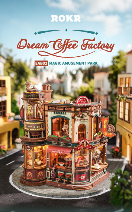 Puzzle 3D, Cutie muzicală, Dream Coffee Factory, 593 piese [2]