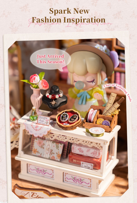 Puzzle 3D, Casuta DIY, Elsa’s Tailoring, 266 piese [2]