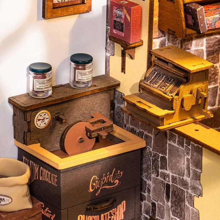 Puzzle 3D, Casuta DIY, Henry’s Chocolate, 330 piese [5]