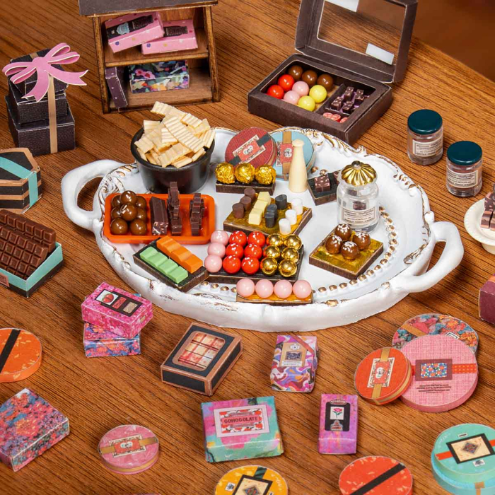 Puzzle 3D, Casuta DIY, Henry’s Chocolate, 330 piese [8]