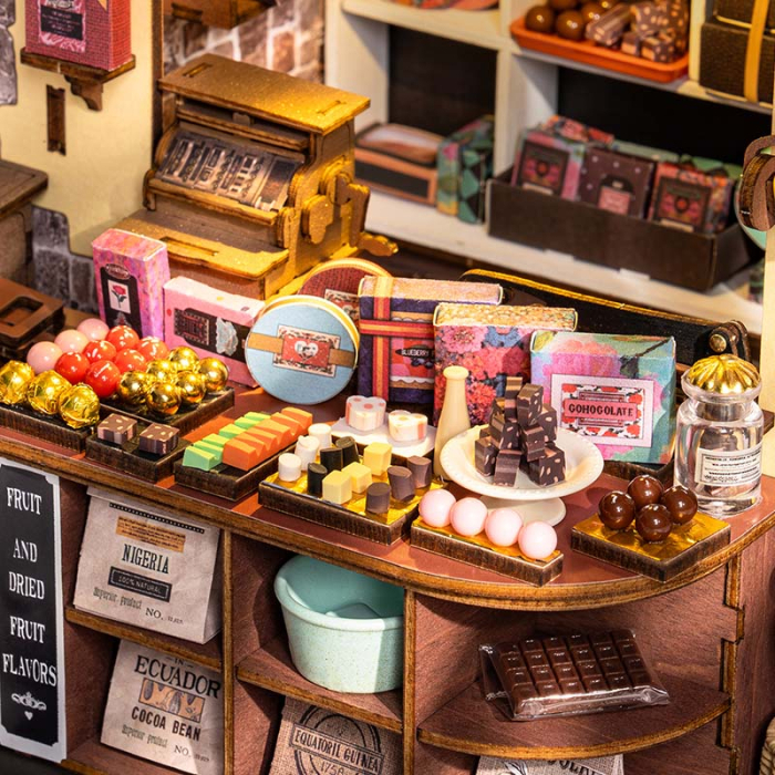 Puzzle 3D, Casuta DIY, Henry’s Chocolate, 330 piese [4]