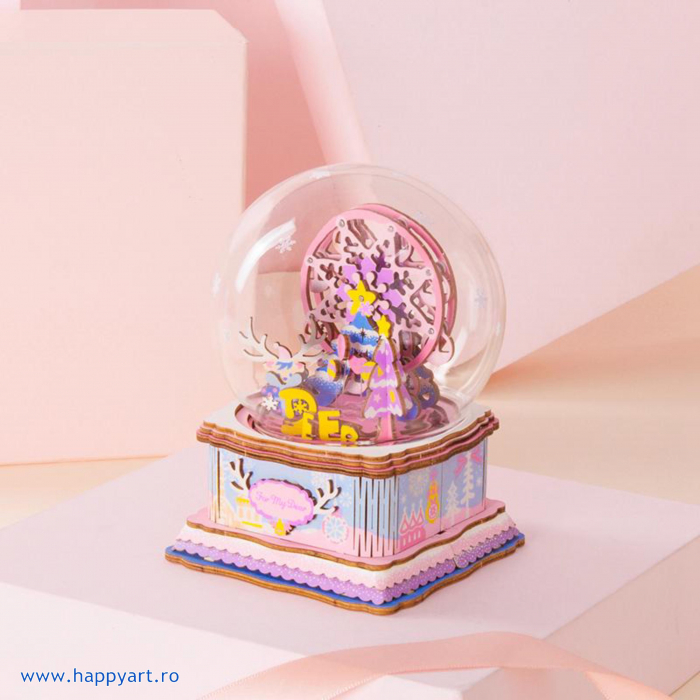 Puzzle 3D, Cutie muzicala, For My Dear, lemn, 93 piese, AM49 [3]