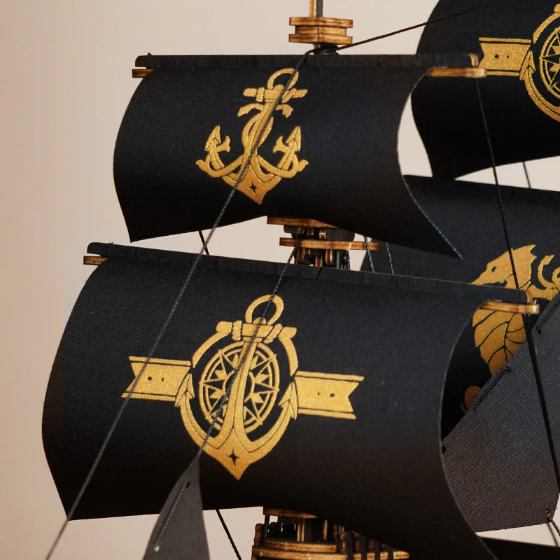 Puzzle 3D, din lemn, Corabia Calut de Mare, 603 piese [10]