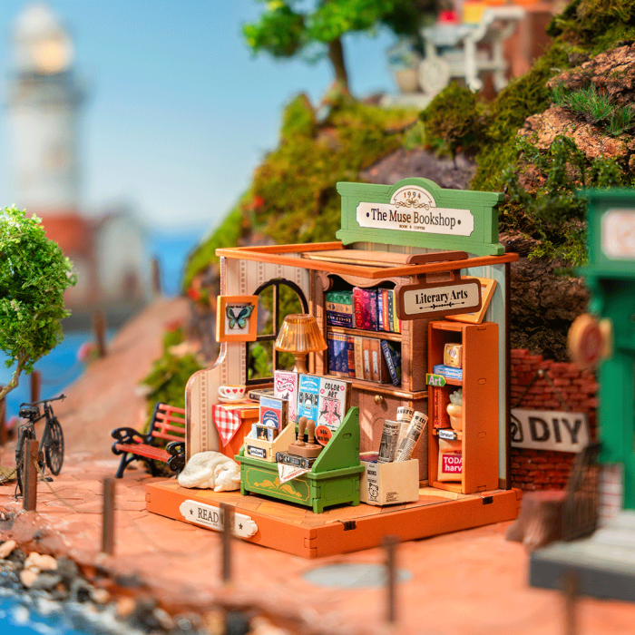 Puzzle 3D, Casuta DIY, The Muse Bookshop, 114 piese [2]