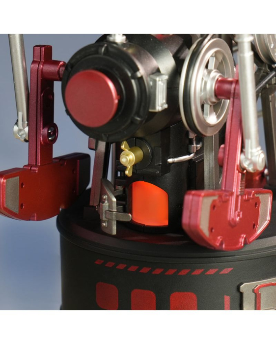 Puzzle 3D mecanic, din metal si plastic, Sonda de petrol Da Vinci, 127 piese [6]