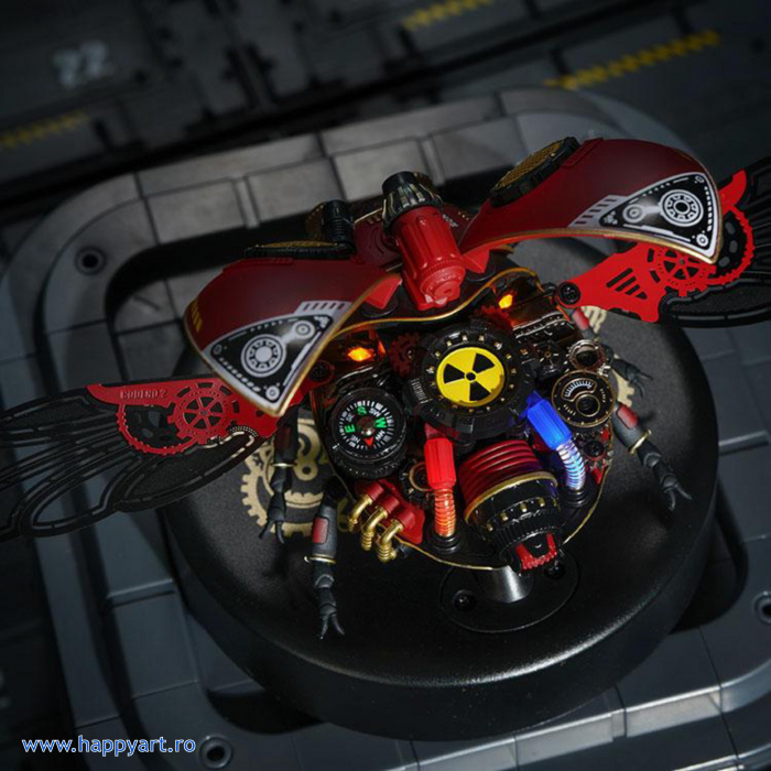 Puzzle 3D, mecanic, Gargarita cercetas, plastic si metal, 147 piese, MI02 [6]