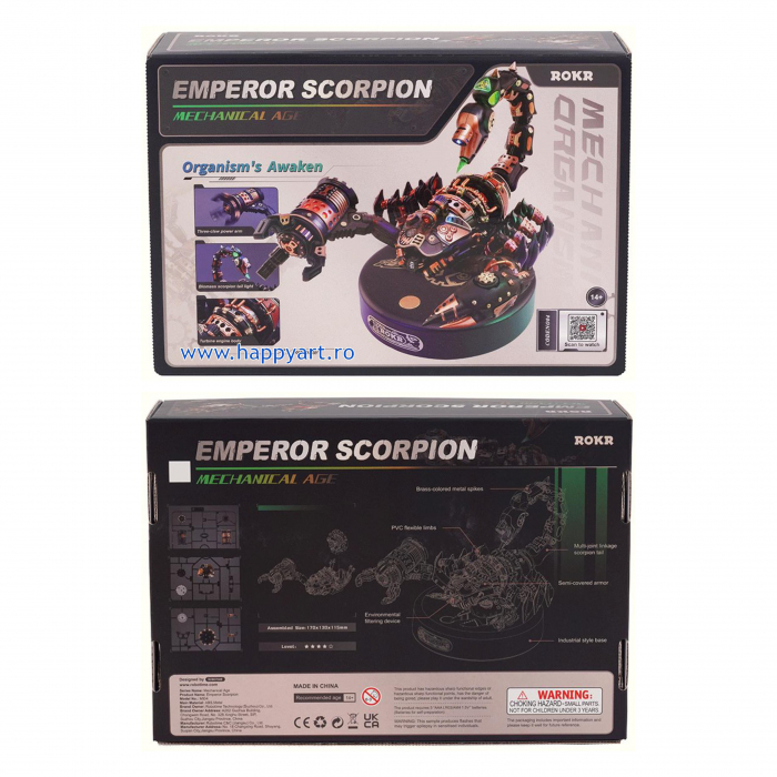 Puzzle 3D, mecanic, Imparatul Scorpion, plastic si metal, 123 piese, MI04 [3]