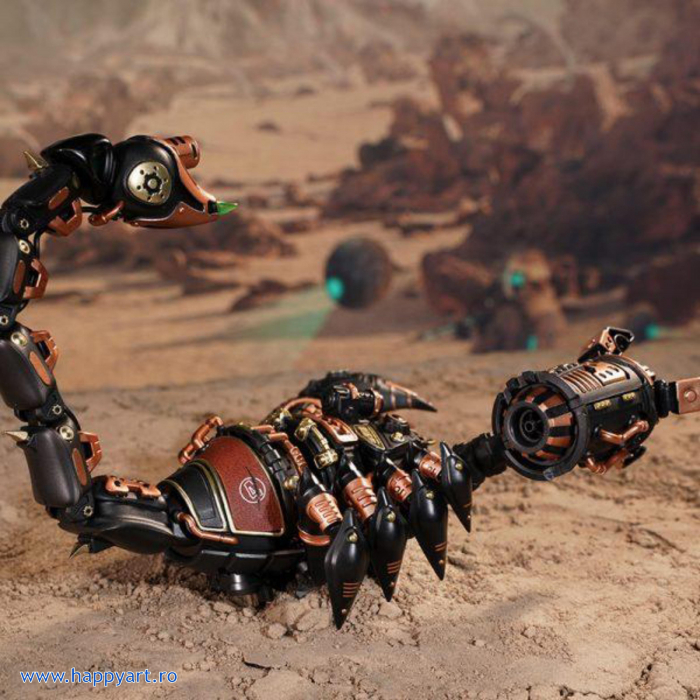 Puzzle 3D, mecanic, Imparatul Scorpion, plastic si metal, 123 piese, MI04 [8]