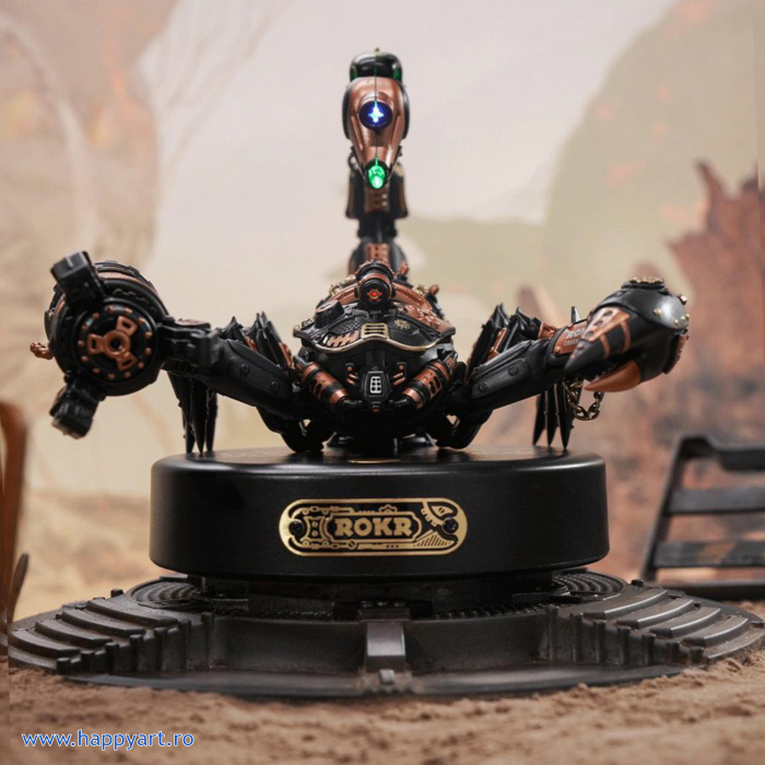 Puzzle 3D, mecanic, Imparatul Scorpion, plastic si metal, 123 piese, MI04 [9]