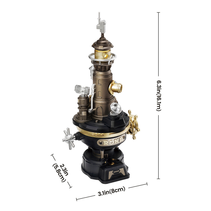 Puzzle 3D mecanic, NAVI LIGHTHOUSE, metal si plastic [8]