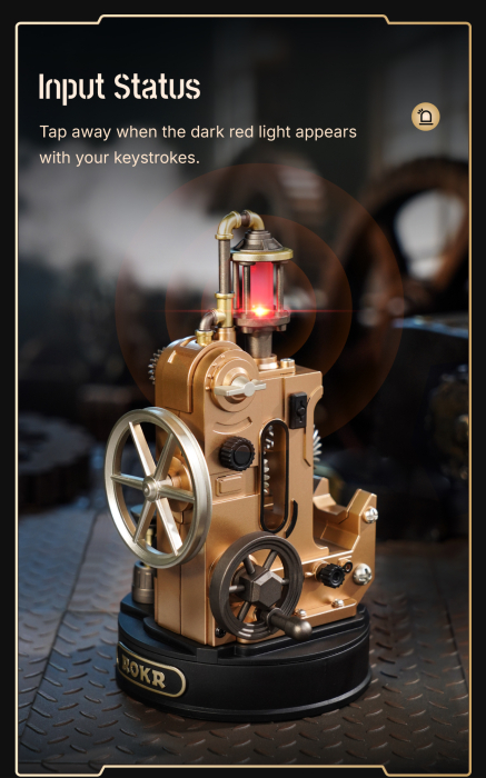 Puzzle 3D mecanic, TELEGRAF MORSE, metal si plastic [4]