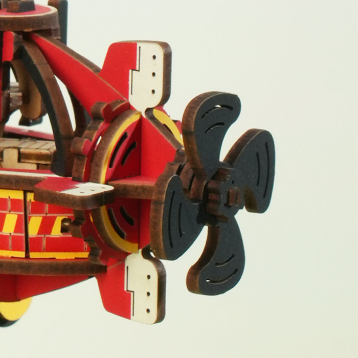 Puzzle 3D, Robotime, DEEP-SEA ADVENTURER, lemn, 219 piese [8]