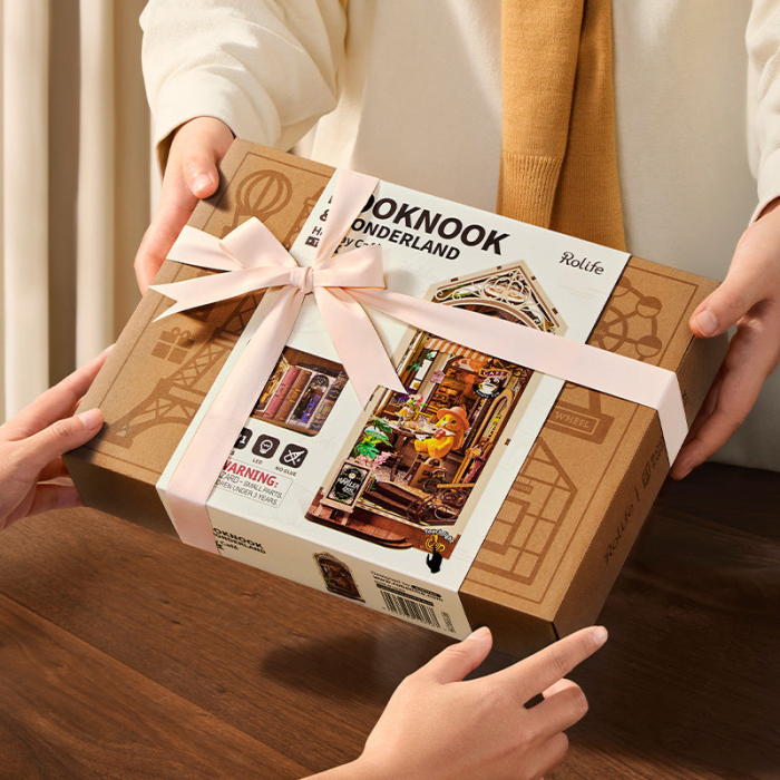 Puzzle 3D Rolife Cafeneaua din vacanta, 171 piese, lemn [12]