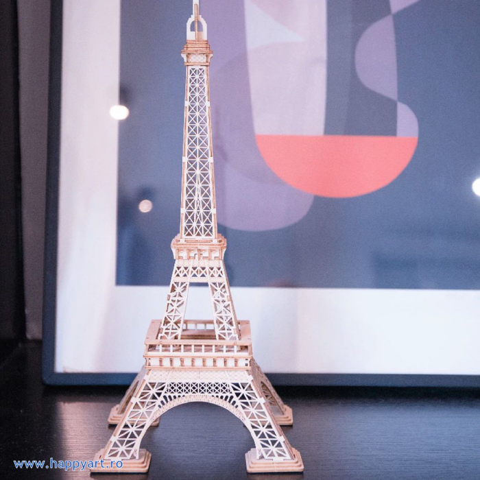 Puzzle 3D, Turnul Eiffel, lemn, 121 piese, TG501 [8]