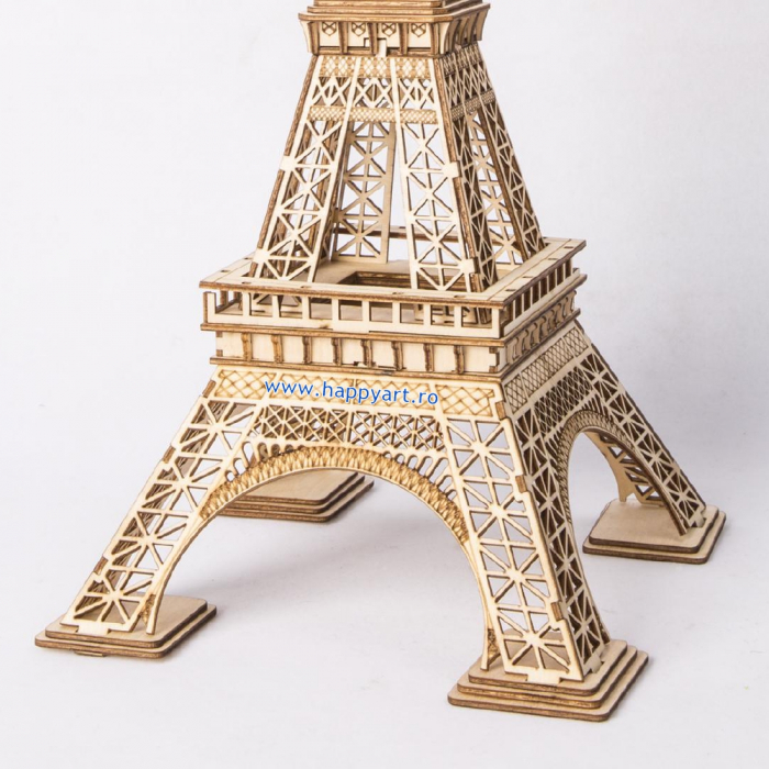 Puzzle 3D, Turnul Eiffel, lemn, 121 piese, TG501 [7]