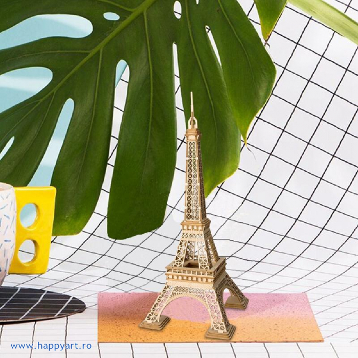 Puzzle 3D, Turnul Eiffel, lemn, 121 piese, TG501 [9]
