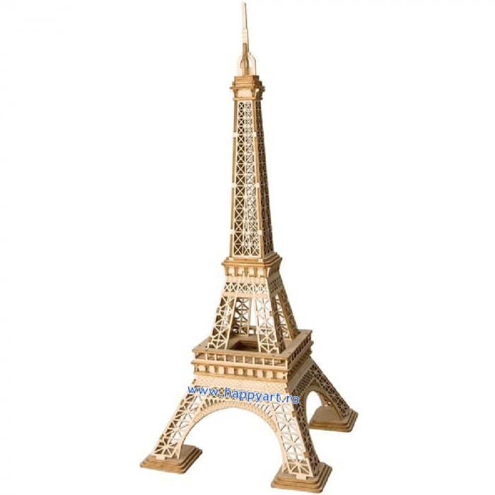 Puzzle 3D, Turnul Eiffel, lemn, 121 piese, TG501 [1]
