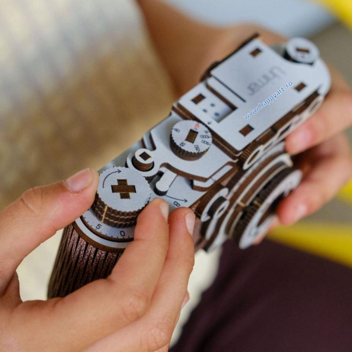 Puzzle din lemn 3D, Camera Foto Unimar, 105 piese, scara 1-1 [6]