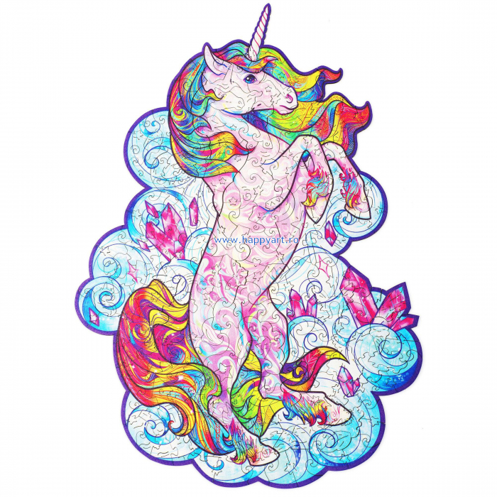 Puzzle lemn, Unicorn, Unidragon [4]