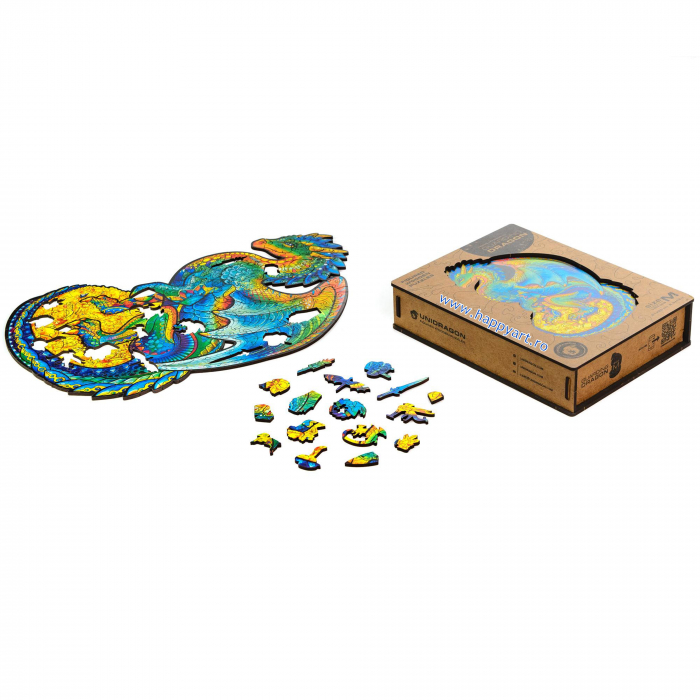 Puzzle lemn, Dragonul de foc, Unidragon [2]