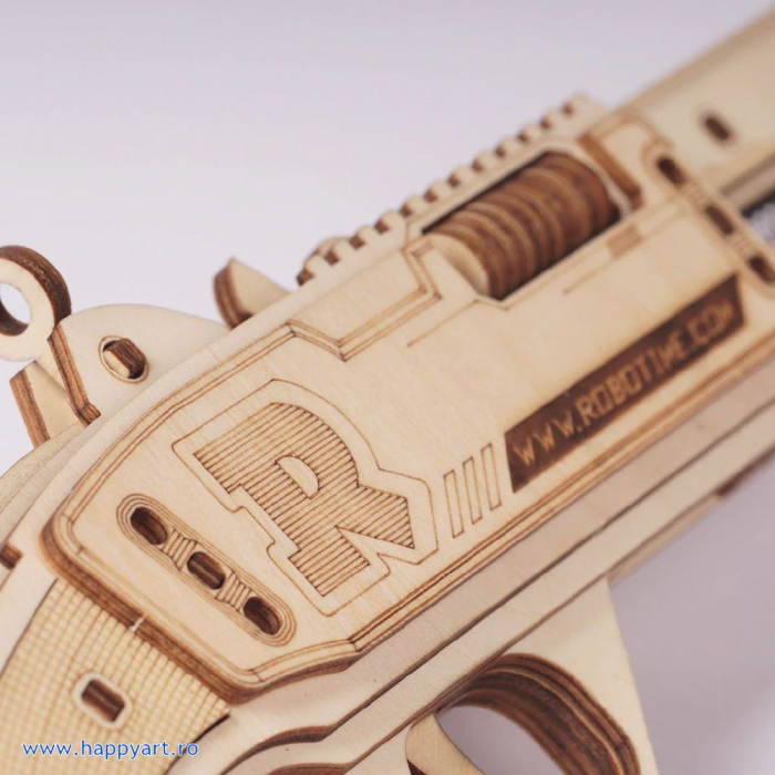 Puzzle 3D, Pusca Terminator M870, lemn, 172 piese, LQ501 [9]