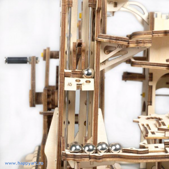Puzzle mecanic 3D, Marble Climber, lemn, 233 piese, LG504 [4]