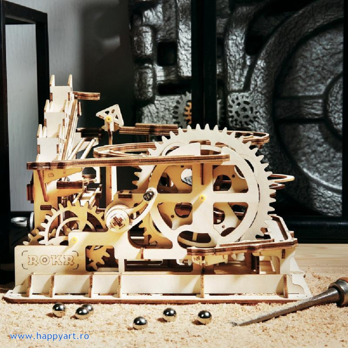 Puzzle mecanic 3D, Marble Parkour, lemn, 254 piese, LG501 [5]