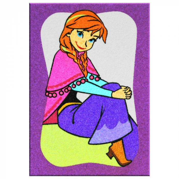 Pictura cu nisip colorat Frozen – Elsa & Anna [3]